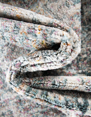 Gray 2' 7 x 10' Baracoa Runner Area Rug 100% Polypropylene Distressed Vintage Living Dining Room Office Traditional Carpet for Sale at Rug Engine