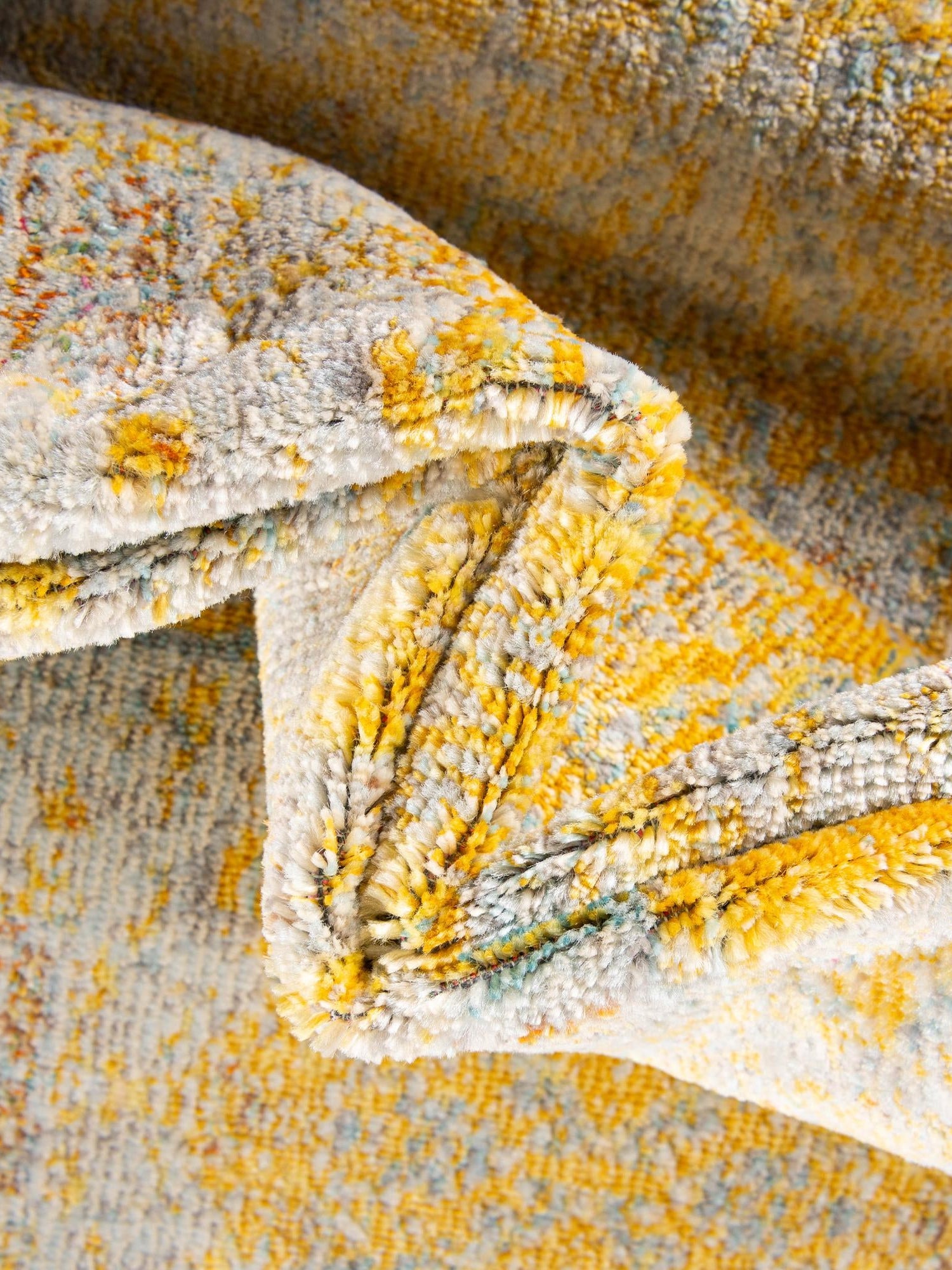 Yellow 3' 3 x 5' 3 Baracoa Rectangle Area Rug 100% Polypropylene Distressed Vintage Living Dining Room Office Traditional Carpet for Sale at Rug Engine