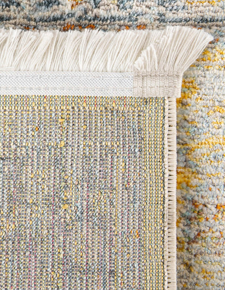 Yellow 8' x 11' Baracoa Rectangle Area Rug 100% Polypropylene Distressed Vintage Living Dining Room Office Traditional Carpet for Sale at Rug Engine