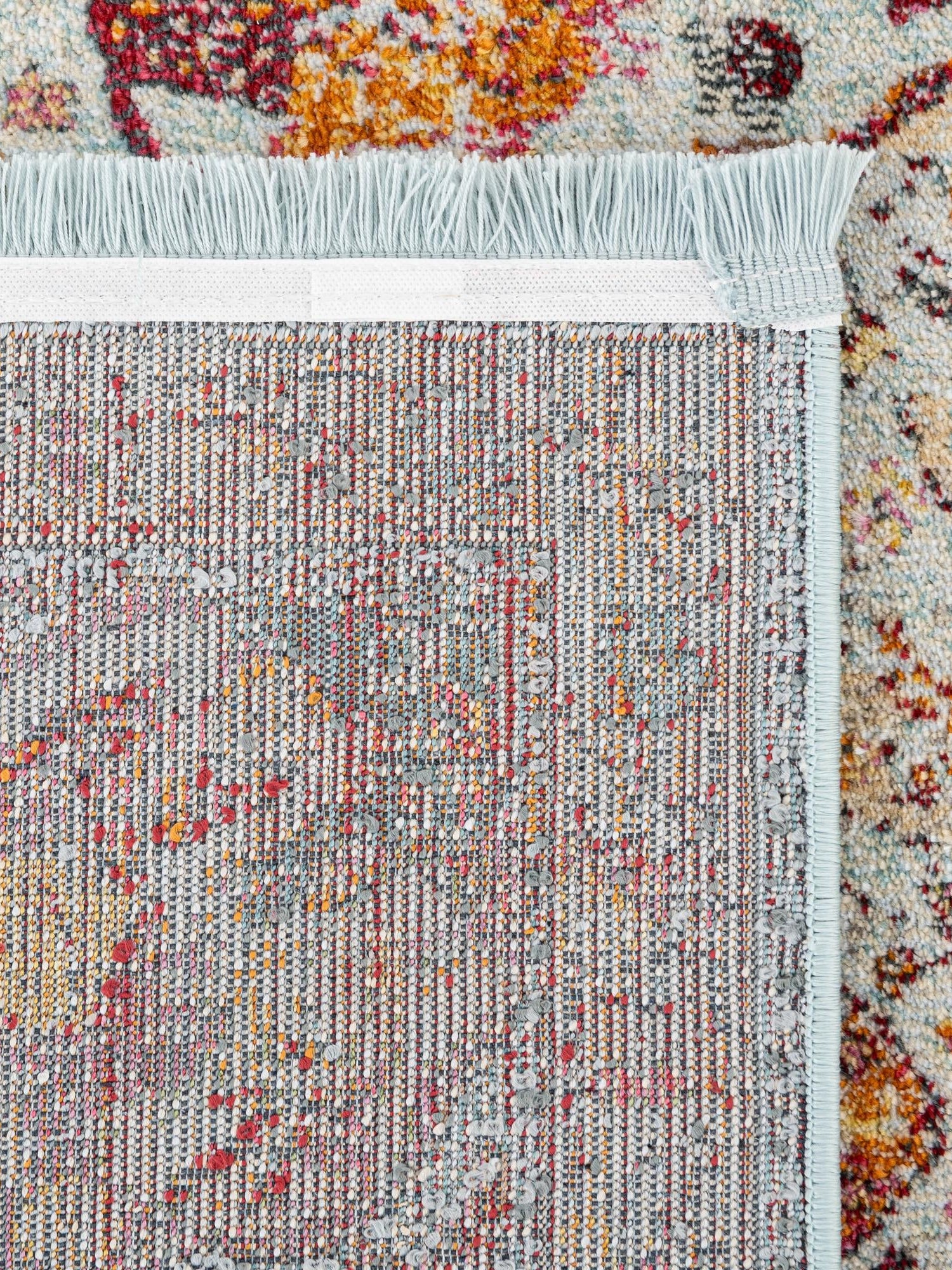 Light Blue 4' 3 x 6' 1 Baracoa Rectangle Area Rug 100% Polypropylene Distressed Vintage Living Dining Room Office Traditional Carpet for Sale at Rug Engine