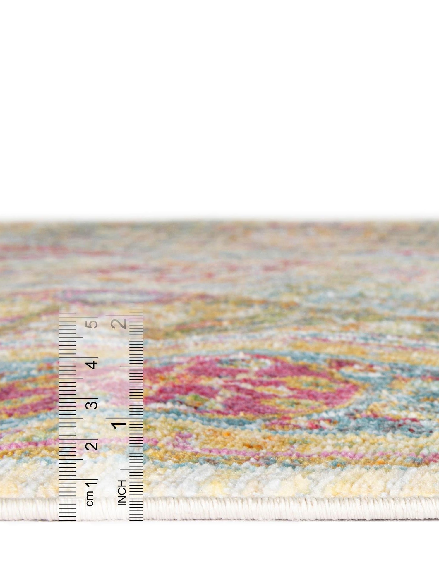 Multicolor 7' x 10' Baracoa Rectangle Area Rug 100% Polypropylene Distressed Vintage Living Dining Room Office Traditional Carpet for Sale at Rug Engine
