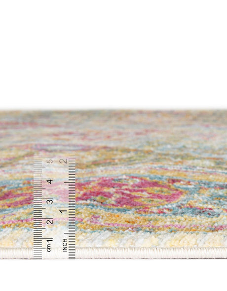 Multicolor 2' 2 x 6' 1 Baracoa Runner Area Rug 100% Polypropylene Distressed Vintage Living Dining Room Office Traditional Carpet for Sale at Rug Engine