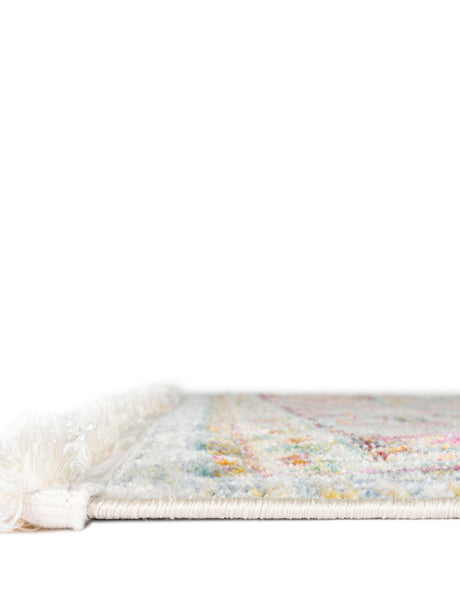 Multicolor 2' x 8' Baracoa Runner Area Rug 100% Polypropylene Distressed Vintage Living Dining Room Office Traditional Carpet for Sale at Rug Engine