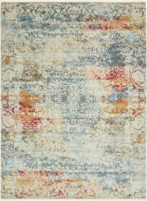 Cream 10' x 13' 1 Baracoa Rectangle Area Rug 100% Polypropylene Distressed Vintage Living Dining Room Office Traditional Carpet for Sale at Rug Engine