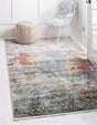 Cream 10' x 14' Baracoa Rectangle Area Rug 100% Polypropylene Distressed Vintage Living Dining Room Office Traditional Carpet for Sale at Rug Engine