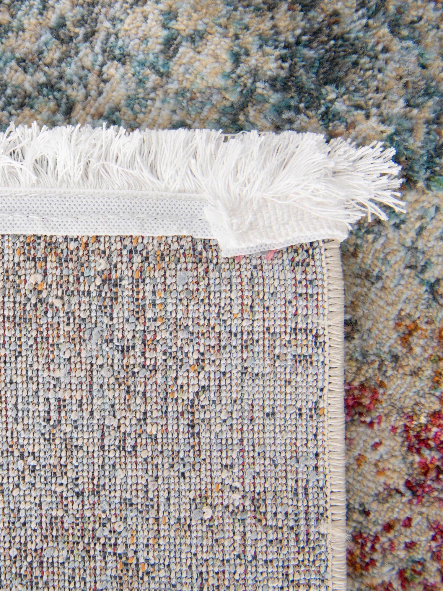 Cream 8' x 10' Baracoa Rectangle Area Rug 100% Polypropylene Distressed Vintage Living Dining Room Office Traditional Carpet for Sale at Rug Engine