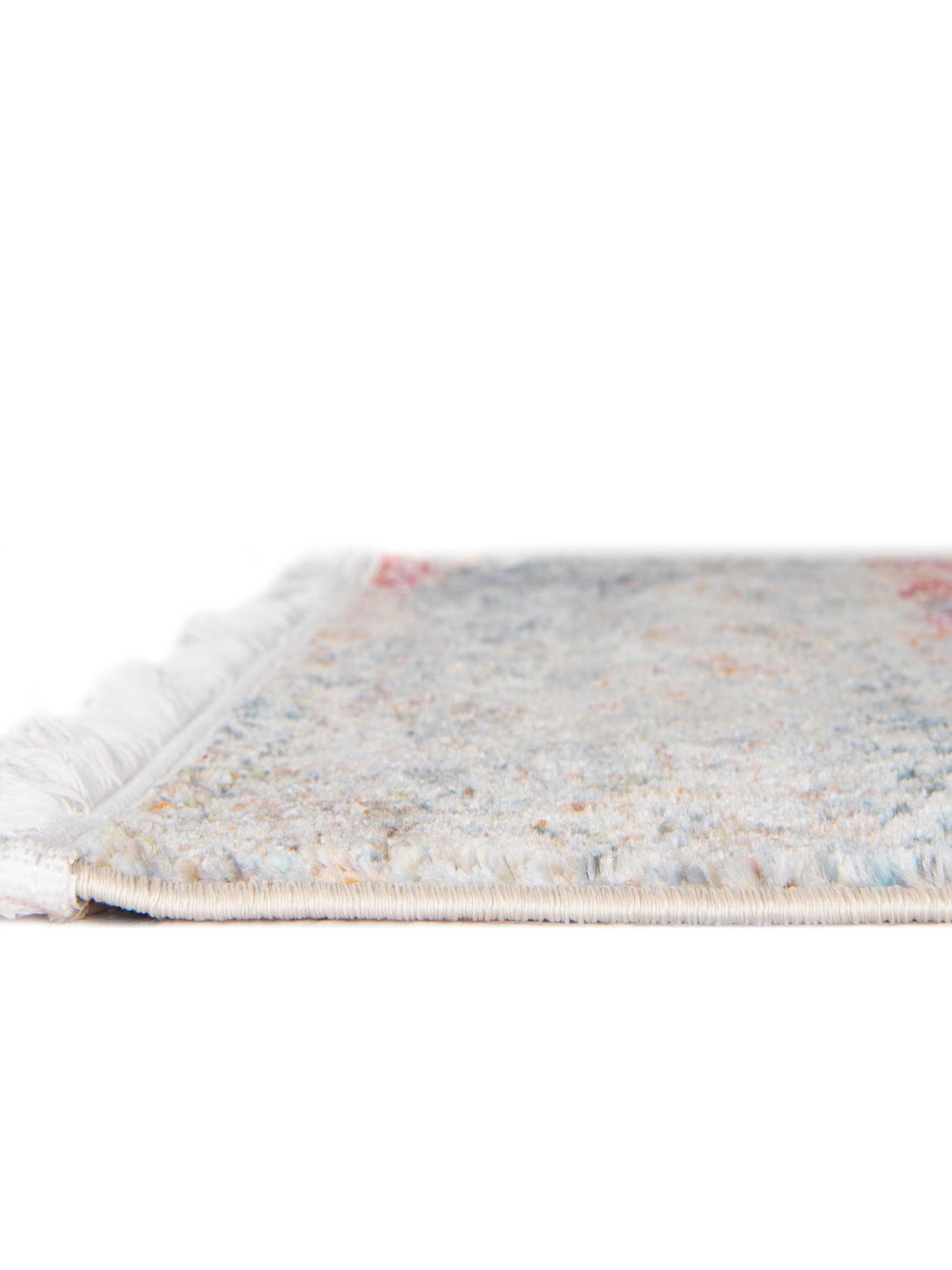 Cream 2' 7 x 19' 8 Baracoa Runner Area Rug 100% Polypropylene Distressed Vintage Living Dining Room Office Traditional Carpet for Sale at Rug Engine