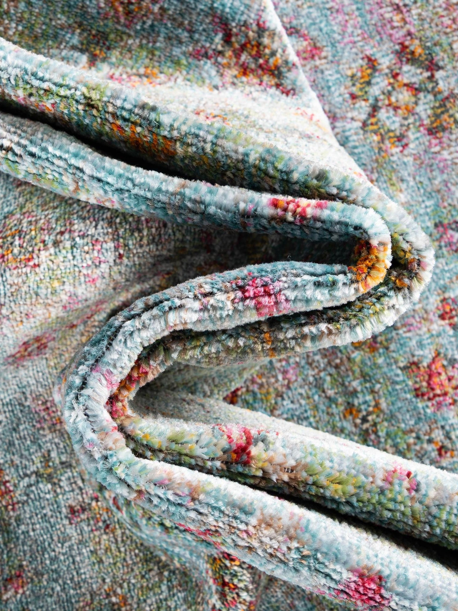 Blue 2' 2 x 3' 1 Baracoa Rectangle Area Rug 100% Polypropylene Distressed Vintage Living Dining Room Office Traditional Carpet for Sale at Rug Engine