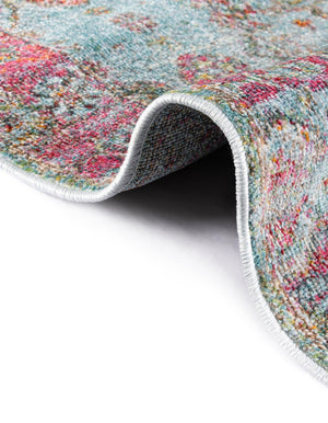 Blue 2' 2 x 3' 1 Baracoa Rectangle Area Rug 100% Polypropylene Distressed Vintage Living Dining Room Office Traditional Carpet for Sale at Rug Engine