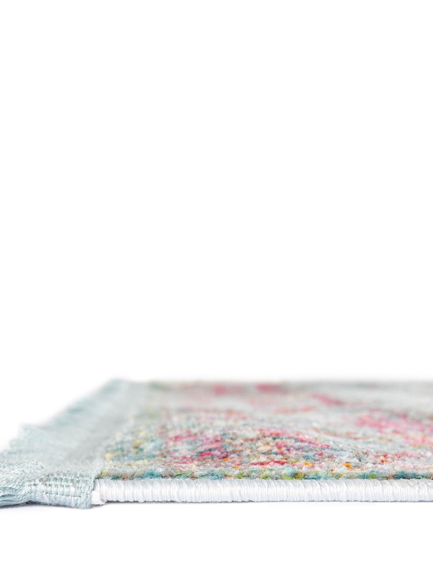 Blue 2' 7 x 10' Baracoa Runner Area Rug 100% Polypropylene Distressed Vintage Living Dining Room Office Traditional Carpet for Sale at Rug Engine