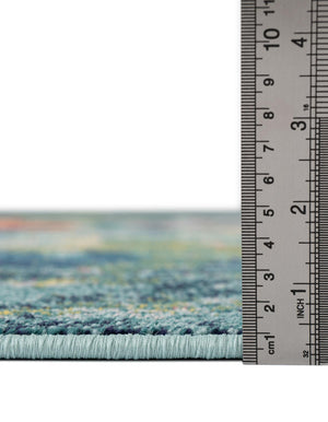 Navy Blue 9' x 12' 2 Positano Rectangle Area Rug Coastal Marine Beach Design Carpet for Modern Living Rooms, Dining, Bedroom, Office for Sale at Rug Engine