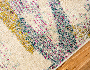 Beige 5' 1 x 8' Positano Rectangle Area Rug Coastal Marine Beach Design Carpet for Modern Living Rooms, Dining, Bedroom, Office for Sale at Rug Engine