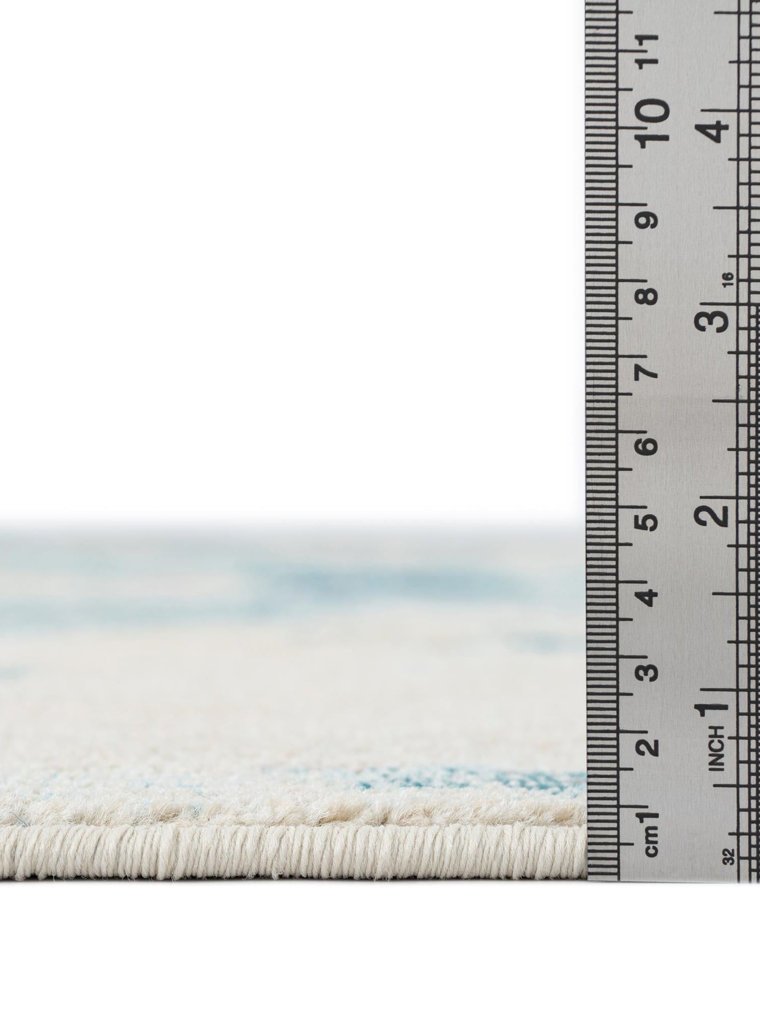 Light Blue 2' 7 x 10' Positano Runner Area Rug Coastal Marine Beach Design Carpet for Modern Living Rooms, Dining, Bedroom, Office for Sale at Rug Engine
