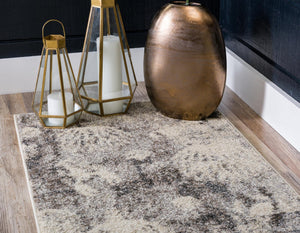 Light Gray 2' 2 x 6' 7 Positano Runner Area Rug Coastal Marine Beach Design Carpet for Modern Living Rooms, Dining, Bedroom, Office for Sale at Rug Engine