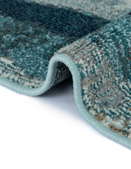 Light Blue 8' x 10' Positano Rectangle Area Rug Coastal Marine Beach Design Carpet for Modern Living Rooms, Dining, Bedroom, Office for Sale at Rug Engine