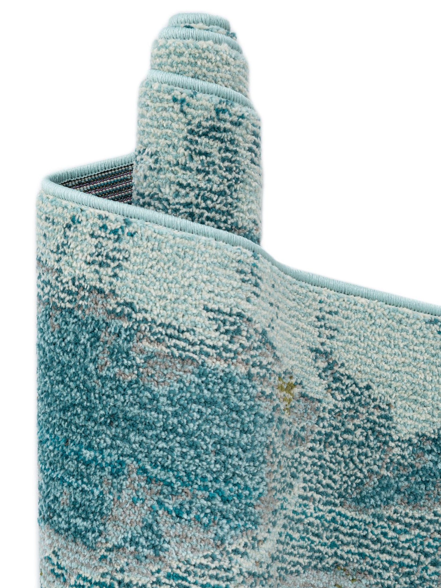 Light Blue 5' 1 x 8' Positano Rectangle Area Rug Coastal Marine Beach Design Carpet for Modern Living Rooms, Dining, Bedroom, Office for Sale at Rug Engine