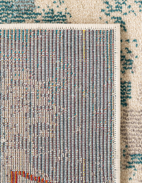Beige 2' x 6' 1 Positano Runner Area Rug Coastal Marine Beach Design Carpet for Modern Living Rooms, Dining, Bedroom, Office for Sale at Rug Engine