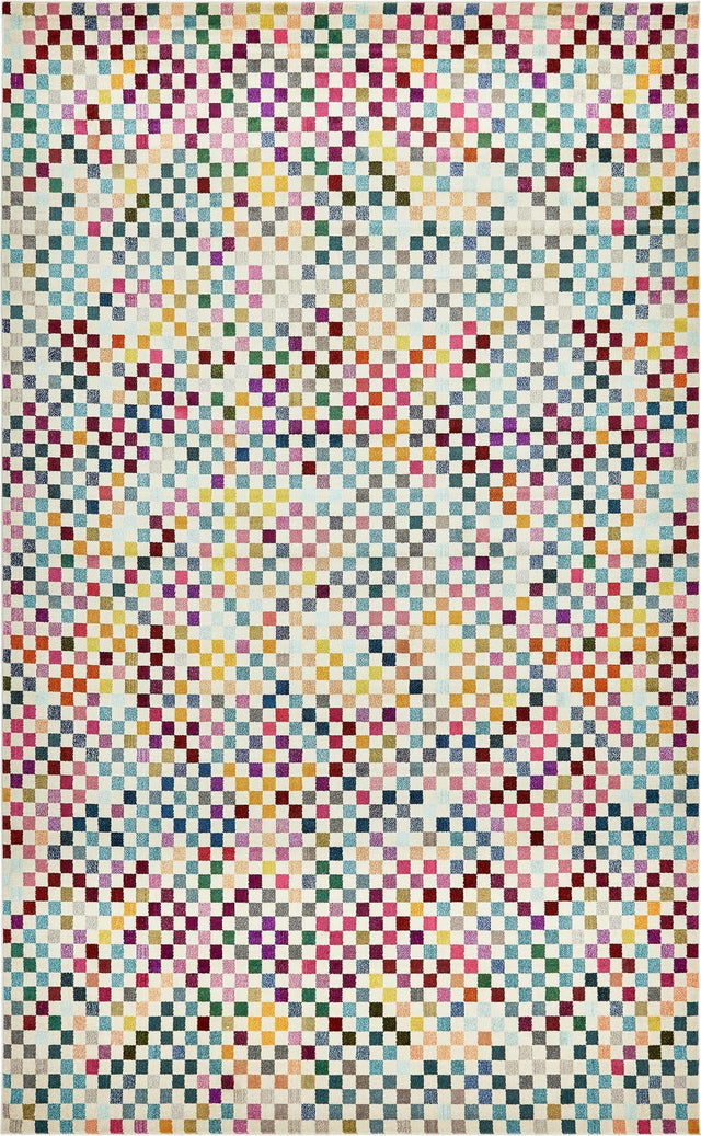 Multicolor 10' 6 x 16' 5 Chromatic Rectangle Area Rug 100% Polypropylene With Cotton Backing Abstract Modern Colorful Carpet Mat for Home Decor & Interior Design for Sale at Rug Engine