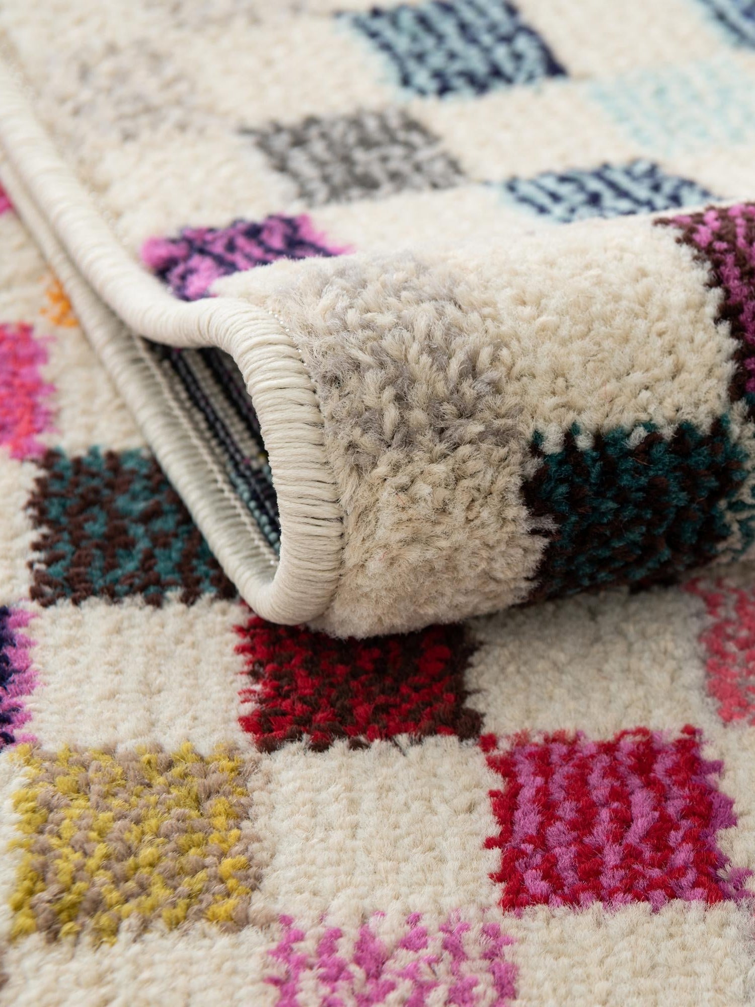 Multicolor 5' x 8' Chromatic Rectangle Area Rug 100% Polypropylene With Cotton Backing Abstract Modern Colorful Carpet Mat for Home Decor & Interior Design for Sale at Rug Engine