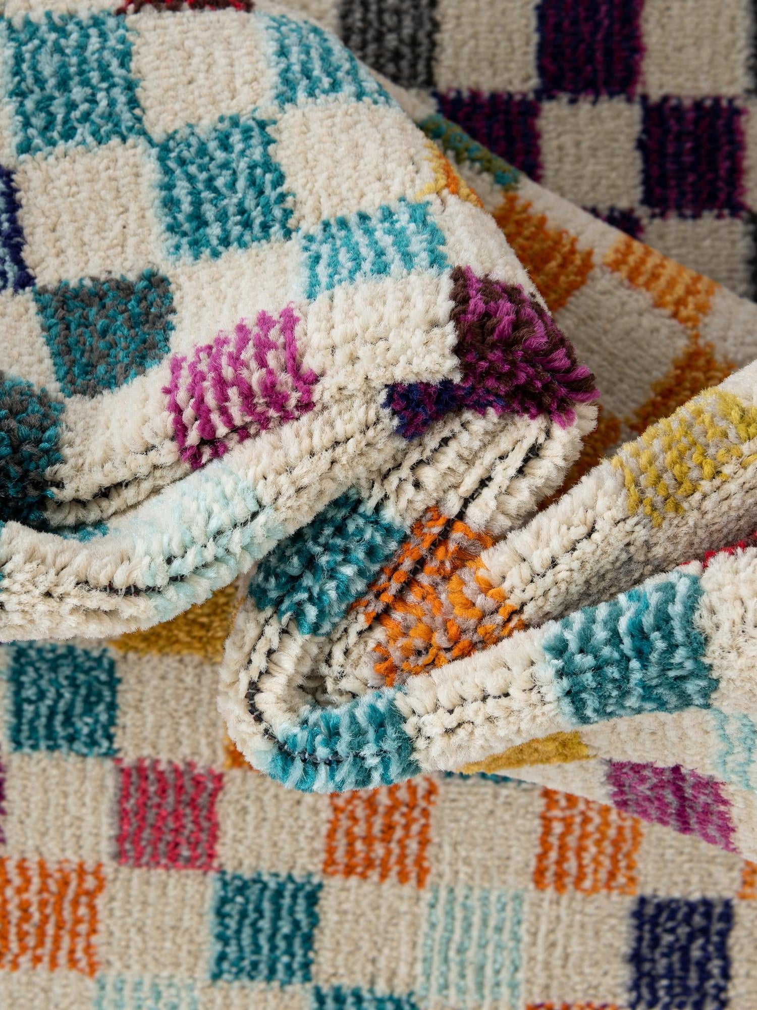 Multicolor 8' x 10' Chromatic Rectangle Area Rug 100% Polypropylene With Cotton Backing Abstract Modern Colorful Carpet Mat for Home Decor & Interior Design for Sale at Rug Engine