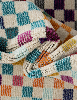 Multicolor 4' x 6' Chromatic Rectangle Area Rug 100% Polypropylene With Cotton Backing Abstract Modern Colorful Carpet Mat for Home Decor & Interior Design for Sale at Rug Engine