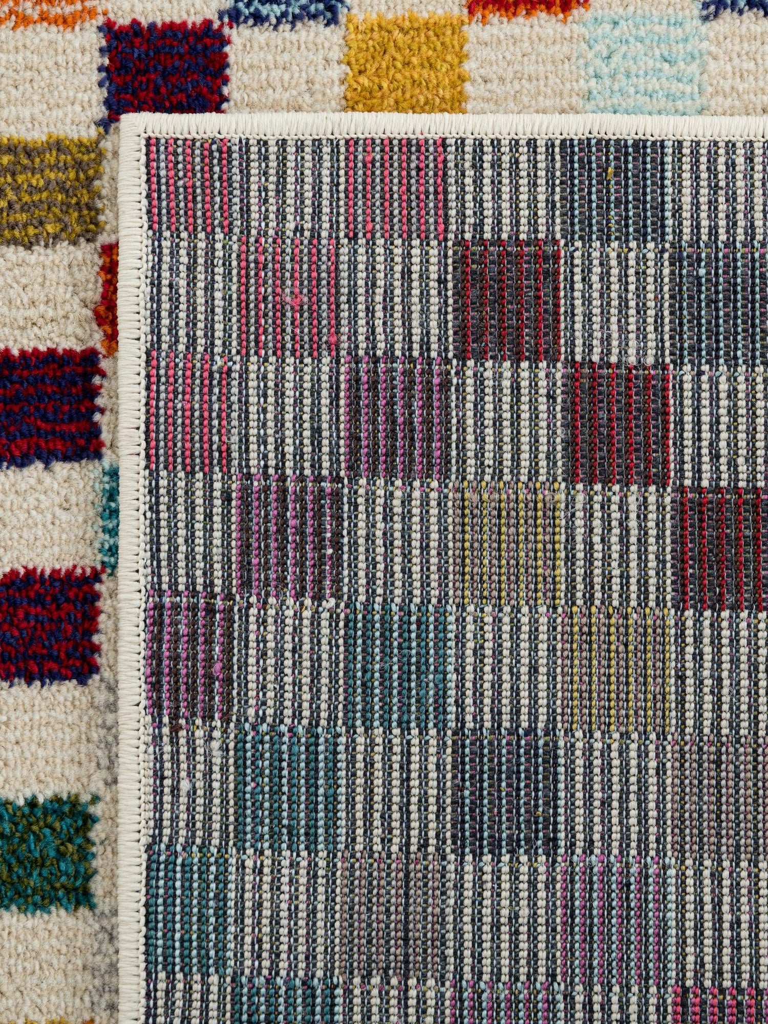 Multicolor 4' x 6' Chromatic Rectangle Area Rug 100% Polypropylene With Cotton Backing Abstract Modern Colorful Carpet Mat for Home Decor & Interior Design for Sale at Rug Engine