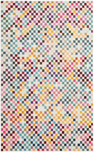 Multicolor 5' x 8' Chromatic Rectangle Area Rug 100% Polypropylene With Cotton Backing Abstract Modern Colorful Carpet Mat for Home Decor & Interior Design for Sale at Rug Engine