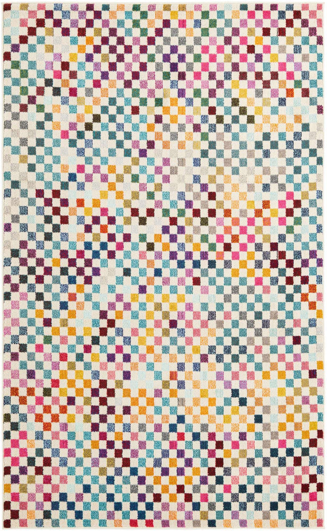 Multicolor 5' x 8' Chromatic Rectangle Area Rug 100% Polypropylene With Cotton Backing Abstract Modern Colorful Carpet Mat for Home Decor & Interior Design for Sale at Rug Engine
