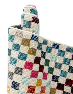 Multicolor 8' x 8' Chromatic Round Area Rug 100% Polypropylene With Cotton Backing Abstract Modern Colorful Carpet Mat for Home Decor & Interior Design for Sale at Rug Engine