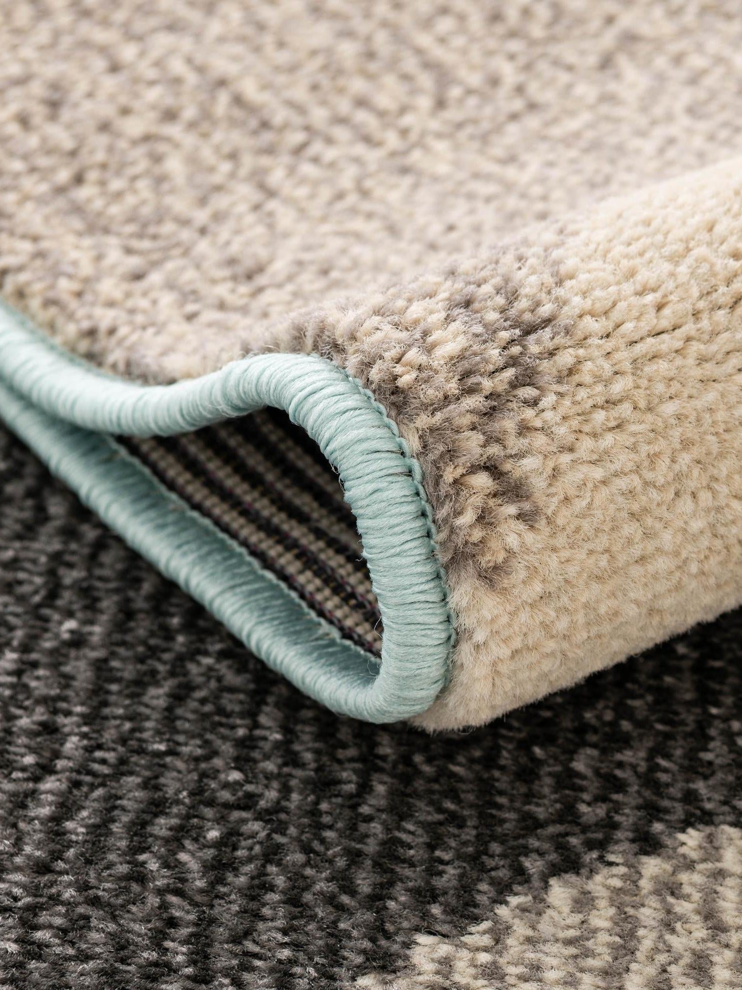 Blue 9' x 12' 2 Chromatic Rectangle Area Rug 100% Polypropylene With Cotton Backing Abstract Modern Colorful Carpet Mat for Home Decor & Interior Design for Sale at Rug Engine