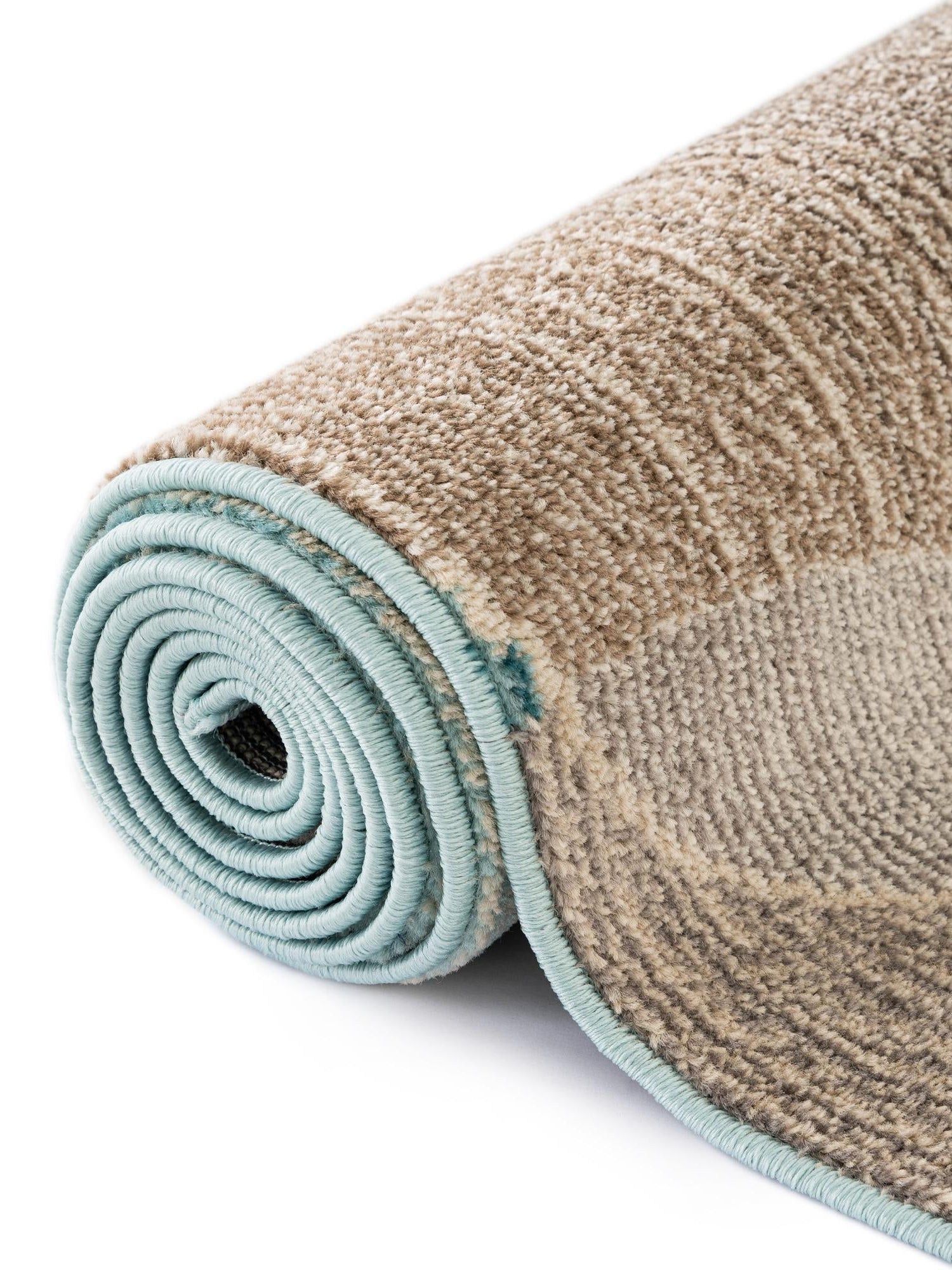 Blue 5' 1 x 8' Chromatic Rectangle Area Rug 100% Polypropylene With Cotton Backing Abstract Modern Colorful Carpet Mat for Home Decor & Interior Design for Sale at Rug Engine