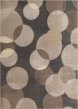 Gray 9' x 12' 2 Chromatic Rectangle Area Rug 100% Polypropylene With Cotton Backing Abstract Modern Colorful Carpet Mat for Home Decor & Interior Design for Sale at Rug Engine