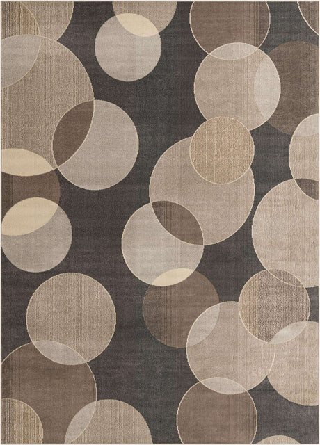 Gray 9' x 12' 2 Chromatic Rectangle Area Rug 100% Polypropylene With Cotton Backing Abstract Modern Colorful Carpet Mat for Home Decor & Interior Design for Sale at Rug Engine