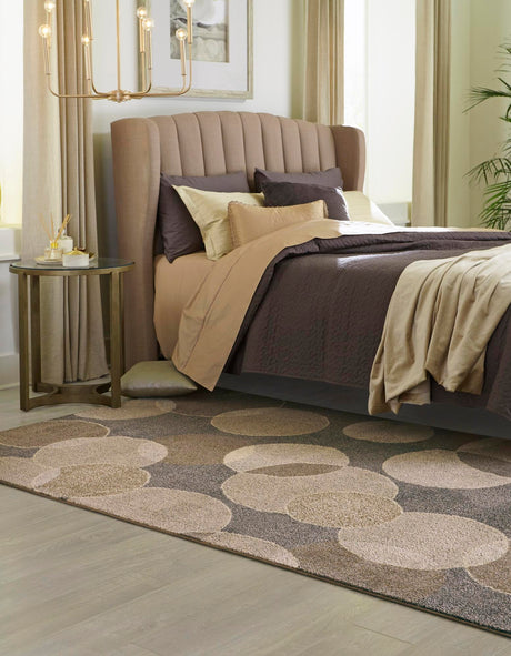Gray 4' 1 x 6' 1 Chromatic Rectangle Area Rug 100% Polypropylene With Cotton Backing Abstract Modern Colorful Carpet Mat for Home Decor & Interior Design for Sale at Rug Engine