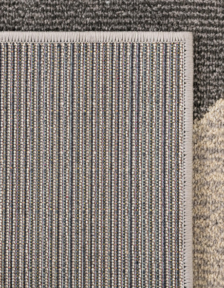 Gray 10' 6 x 16' 5 Chromatic Rectangle Area Rug 100% Polypropylene With Cotton Backing Abstract Modern Colorful Carpet Mat for Home Decor & Interior Design for Sale at Rug Engine
