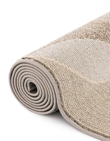 Gray 4' 1 x 6' 1 Chromatic Rectangle Area Rug 100% Polypropylene With Cotton Backing Abstract Modern Colorful Carpet Mat for Home Decor & Interior Design for Sale at Rug Engine
