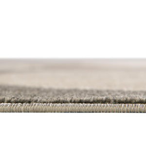 Gray 8' x 8' Chromatic Round Area Rug 100% Polypropylene With Cotton Backing Abstract Modern Colorful Carpet Mat for Home Decor & Interior Design for Sale at Rug Engine