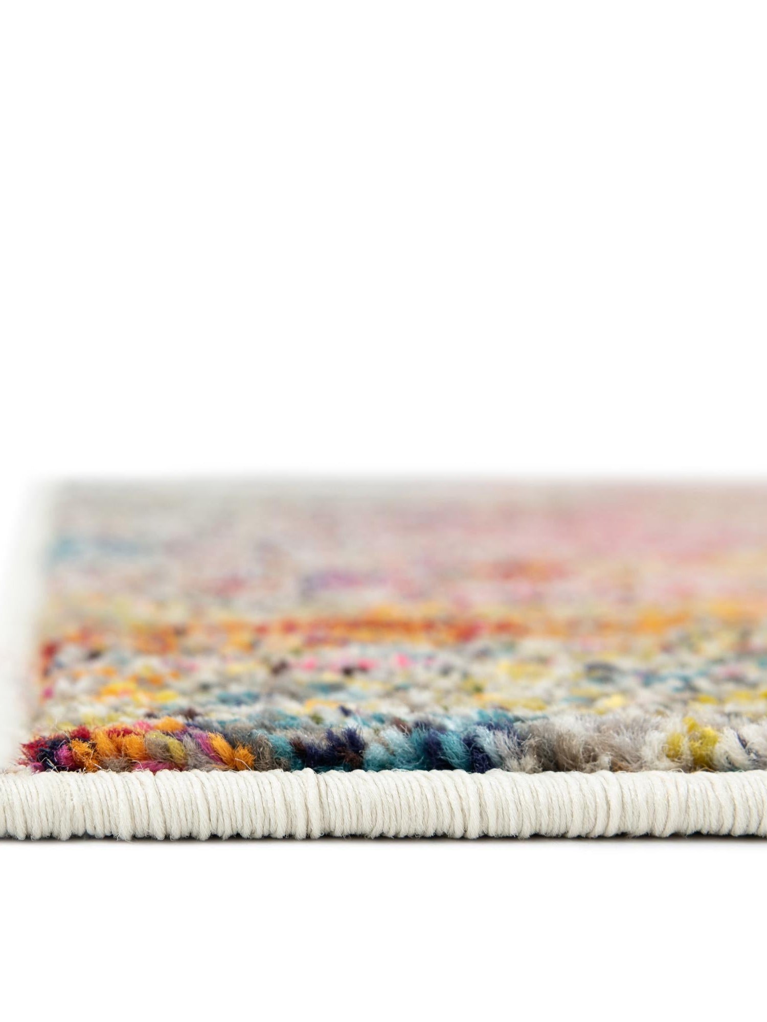 Beige 2' 2 x 3' 1 Chromatic Rectangle Area Rug 100% Polypropylene With Cotton Backing Abstract Modern Colorful Carpet Mat for Home Decor & Interior Design for Sale at Rug Engine