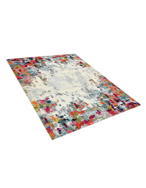 Multicolor 8' x 10' Chromatic Rectangle Area Rug 100% Polypropylene With Cotton Backing Abstract Modern Colorful Carpet Mat for Home Decor & Interior Design for Sale at Rug Engine