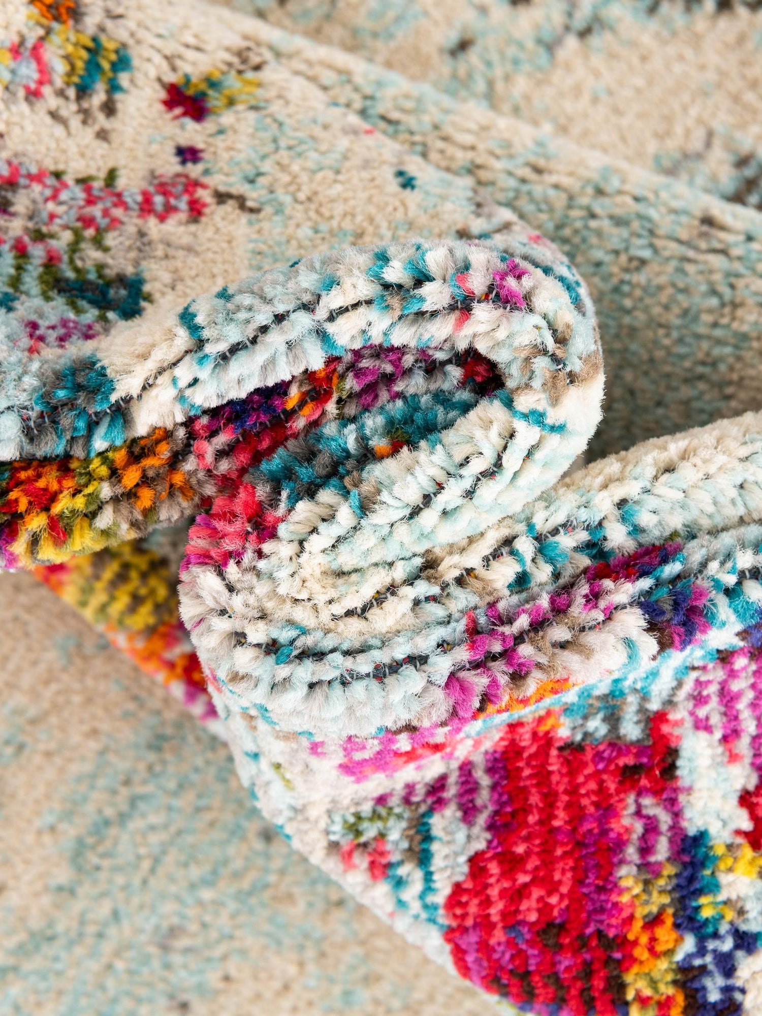 Multicolor 10' 6 x 16' 5 Chromatic Rectangle Area Rug 100% Polypropylene With Cotton Backing Abstract Modern Colorful Carpet Mat for Home Decor & Interior Design for Sale at Rug Engine