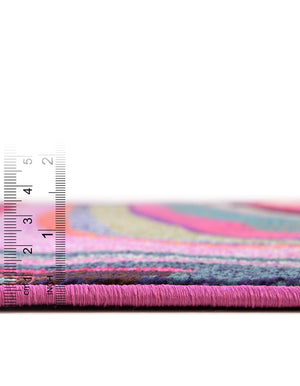 Multicolor 9' x 12' Chromatic Rectangle Area Rug 100% Polypropylene With Cotton Backing Abstract Modern Colorful Carpet Mat for Home Decor & Interior Design for Sale at Rug Engine