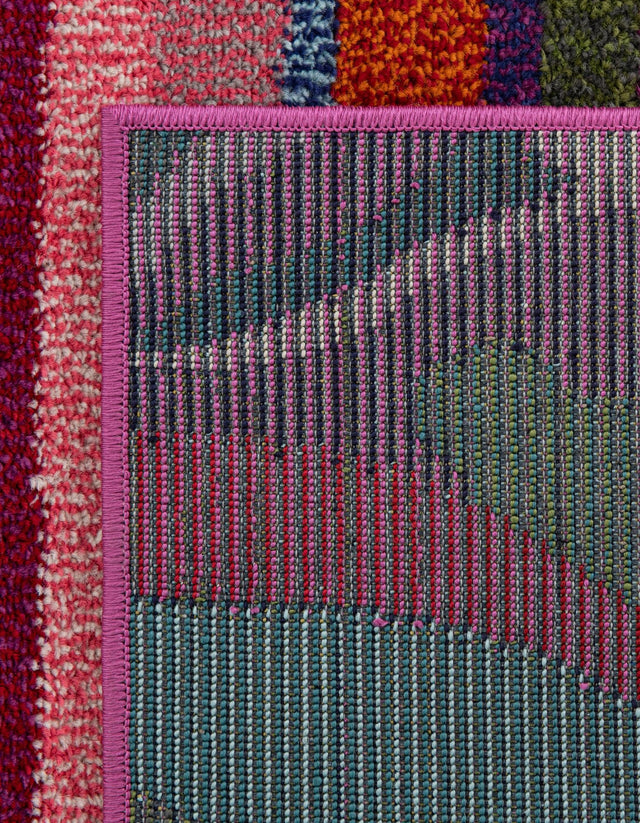 Multicolor 3' 11 x 6' Chromatic Rectangle Area Rug 100% Polypropylene With Cotton Backing Abstract Modern Colorful Carpet Mat for Home Decor & Interior Design for Sale at Rug Engine