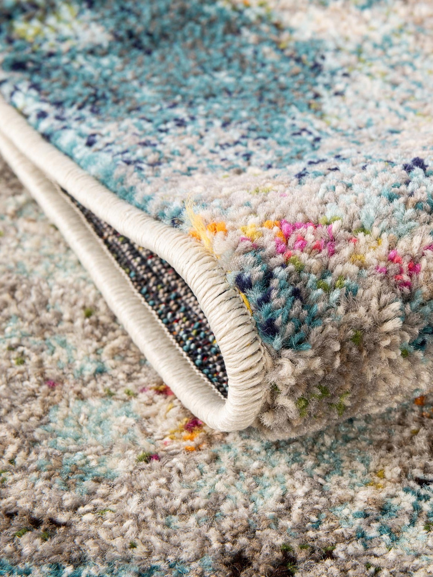 Multicolor 10' 6 x 16' 5 Chromatic Rectangle Area Rug Discounted Clearance Final Sale 100% Polypropylene With Cotton Backing Abstract Modern Colorful Carpet Mat for Home Decor & Interior Design for Sale at Rug Engine