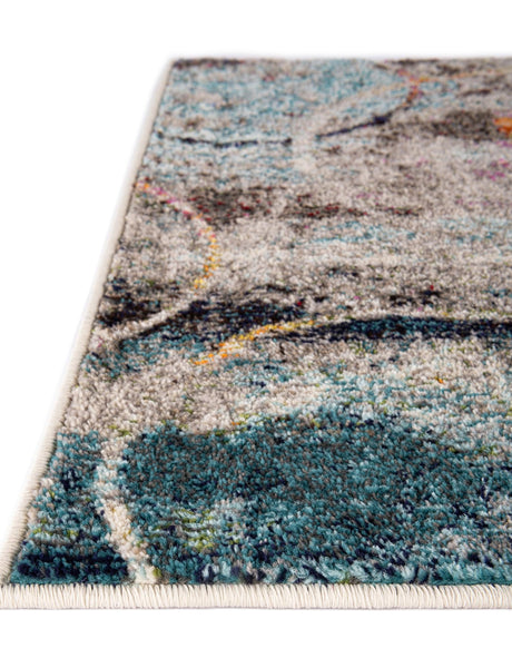 Multicolor 9' x 12' 2 Chromatic Rectangle Area Rug 100% Polypropylene With Cotton Backing Abstract Modern Colorful Carpet Mat for Home Decor & Interior Design for Sale at Rug Engine