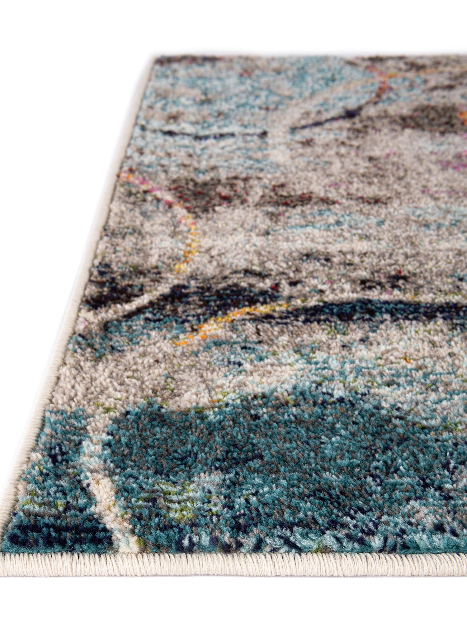 Multicolor 10' 6 x 16' 5 Chromatic Rectangle Area Rug Discounted Clearance Final Sale 100% Polypropylene With Cotton Backing Abstract Modern Colorful Carpet Mat for Home Decor & Interior Design for Sale at Rug Engine