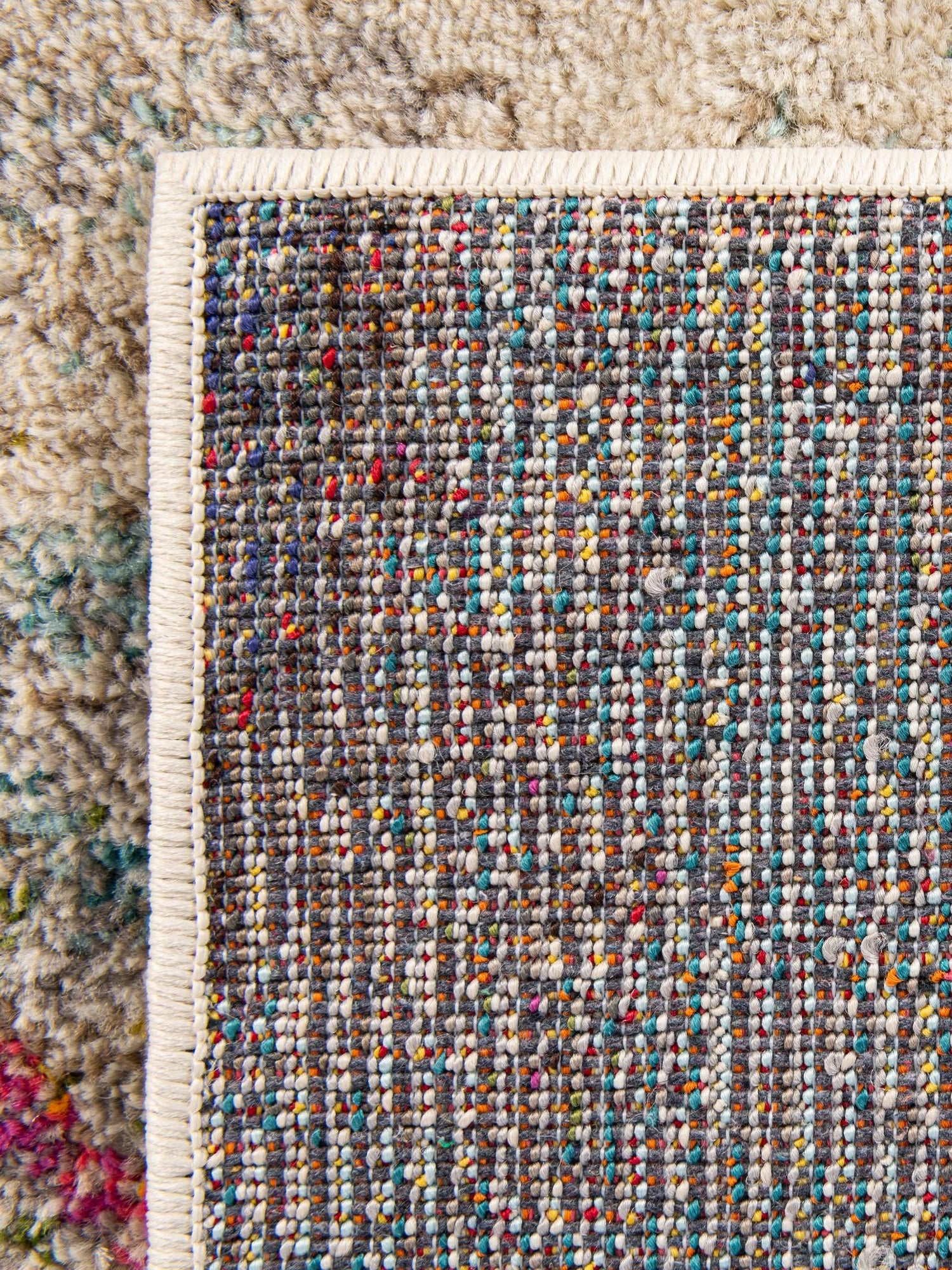 Multicolor 4' 1 x 6' 1 Chromatic Rectangle Area Rug 100% Polypropylene With Cotton Backing Abstract Modern Colorful Carpet Mat for Home Decor & Interior Design for Sale at Rug Engine