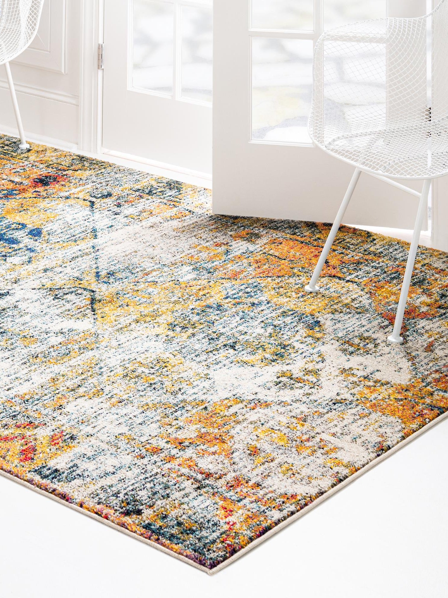 Beige 5' 1 x 8' Monterey Rectangle Area Rug 100% Polypropylene Colorful Easy Clean Traditional Carpet for Living Room, Bedrooms, Dining, Kitchen for Sale at Rug Engine