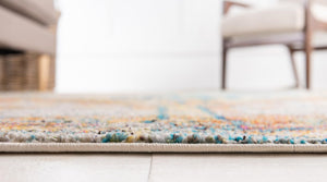 Beige 5' 1 x 8' Monterey Rectangle Area Rug 100% Polypropylene Colorful Easy Clean Traditional Carpet for Living Room, Bedrooms, Dining, Kitchen for Sale at Rug Engine