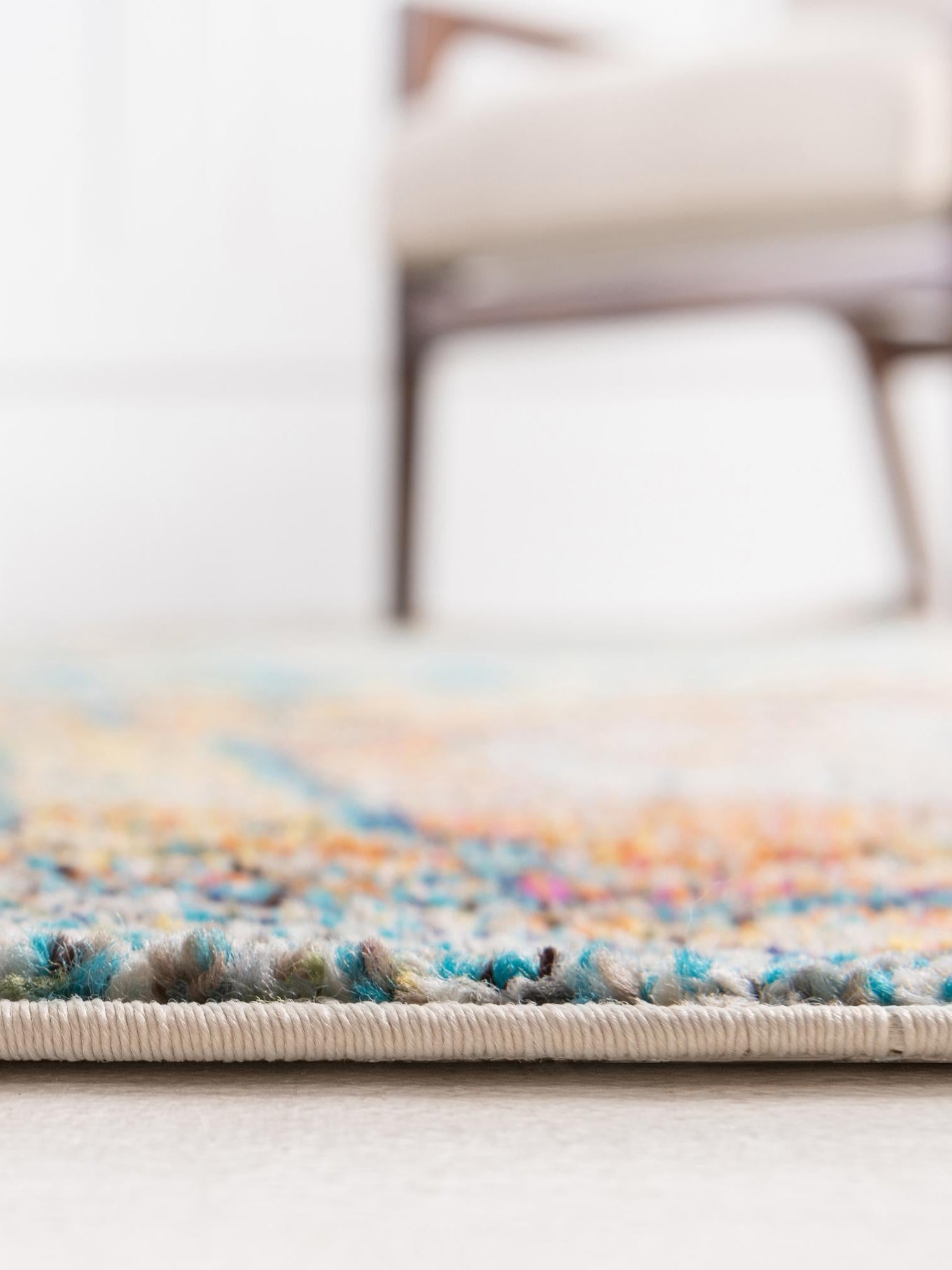 Beige 5' 1 x 8' Monterey Rectangle Area Rug 100% Polypropylene Colorful Easy Clean Traditional Carpet for Living Room, Bedrooms, Dining, Kitchen for Sale at Rug Engine