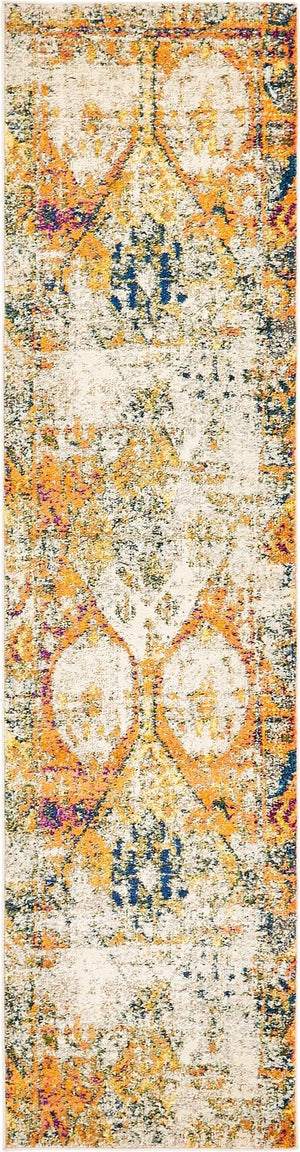 Beige 2' 7 x 10' Monterey Runner Area Rug 100% Polypropylene Colorful Easy Clean Traditional Carpet for Living Room, Bedrooms, Dining, Kitchen for Sale at Rug Engine